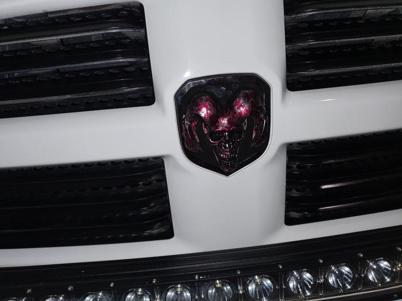 dodge ram skull dödskalle logo