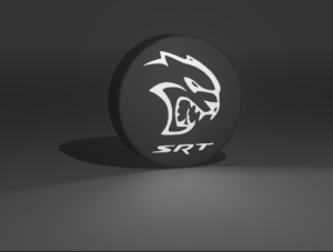 Dodge SRT Hellcat LED lampa nattlampa