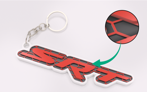Dodge SRT nyckelring nyckelhänge