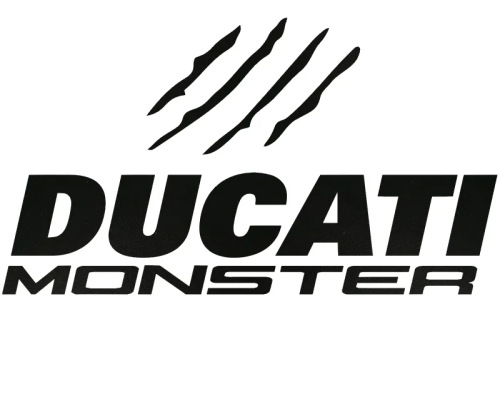 Ducati monster dekal 2st dekaler sticker