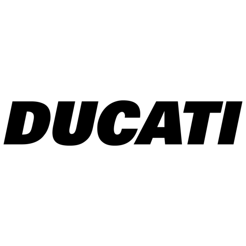 Ducati dekal sticker. Slitstark vinyl 2-pack dekaler