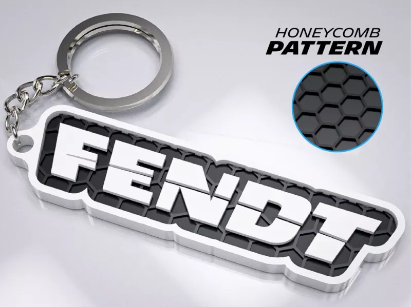 Fendt logo nyckelring | 3D Nyckelhänge