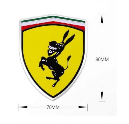 ferrari fake emblem