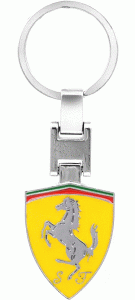 Ferrari nyckelring bilmärke nyckelhänge