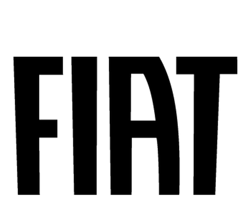 Fiat logo dekaler dekal till bilen 2st