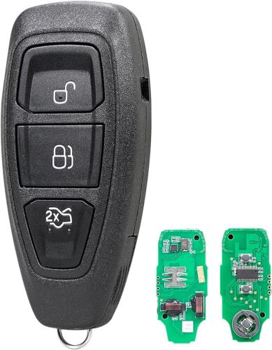 Ford komplett bilnyckel 3 knapp 433Mhz nyckel