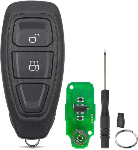 Ford bilnyckel komplett 2 knapp 433Mhz nyckel