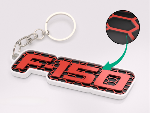 Ford F150 nyckelring nyckelhänge 3D