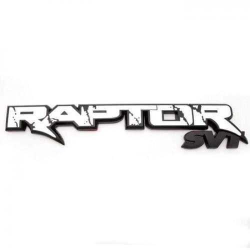 ford f150 raptor emblem vit