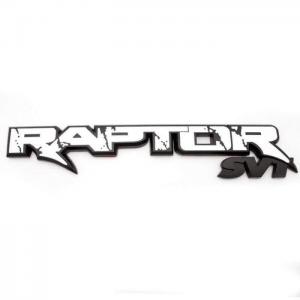 ford f150 raptor emblem vit