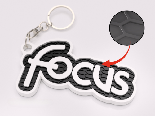 Ford Focus nyckelring nyckelhänge 3D