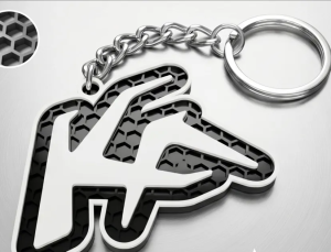 Ford KA logotyp nyckelring | 3D Nyckelhänge