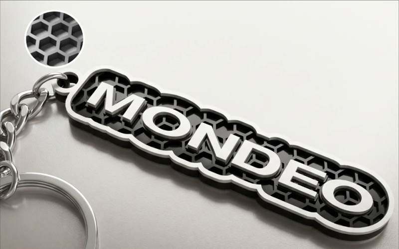 Ford Mondeo logotyp nyckelring | 3D design