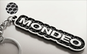 Ford Mondeo logotyp nyckelring | 3D design