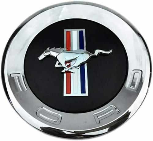 ford mustan ponny  emblem till bagagelucka  i krom färg 14 cm