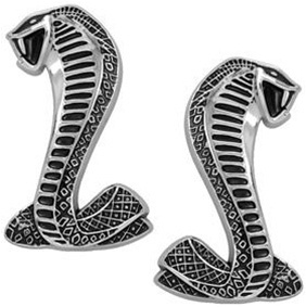 Ford Mustang Shelby Cobra emblem 2-pack