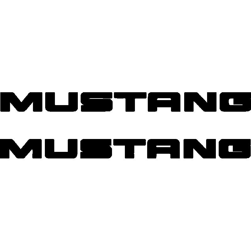Ford Mustang dekal 2st dekaler sticker