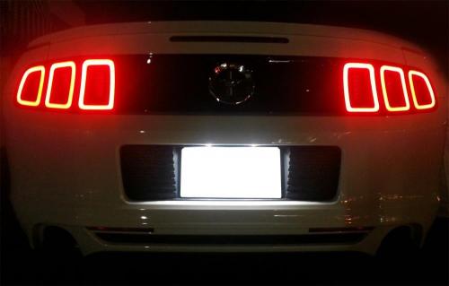 ford mustang led skylt lampor