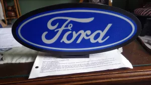 Ford logo nattlampa perfekt till garage