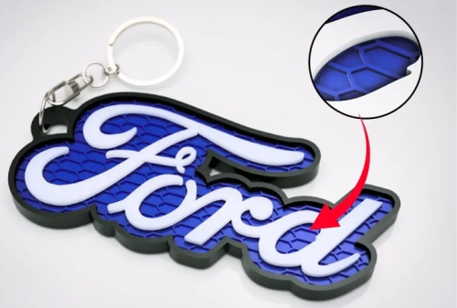 Ford logo nyckelring nyckelhänge 3D