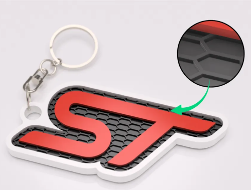 Ford ST nyckelring nyckelhänge 3d