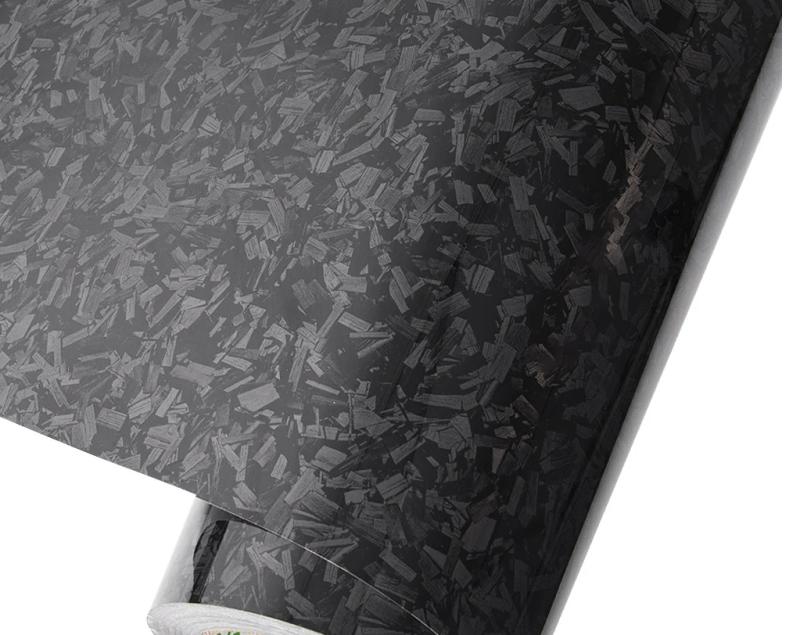 Forged carbon matt kolfiber vinyl folie 1,5M