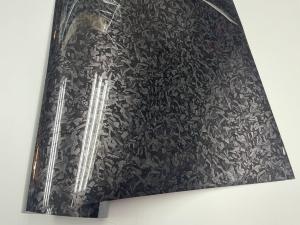 forged kolfiber vinyl dekal