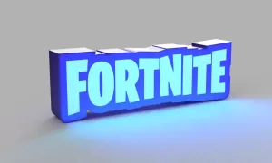 Fortnite logo nattlampa lampa led