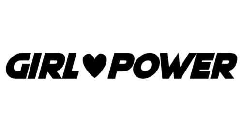 Girl Power dekal 2st dekaler klistermärke