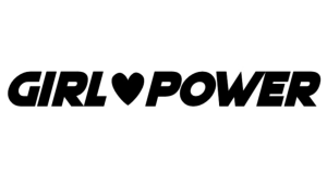 Girl Power dekal 2st dekaler klistermärke