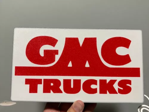 GMC trucks nattlampa lampa led gul, vit