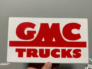 GMC trucks nattlampa lampa led gul, vit