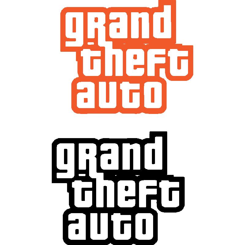 Grand Theft Auto GTA dekaler stickers