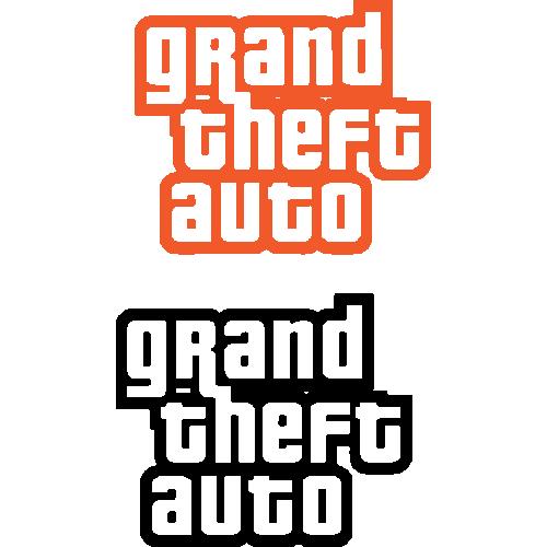 Grand Theft Auto GTA dekaler 2st sticker