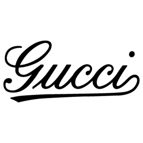 Gucci logotyp dekaler stickers dekal 2st