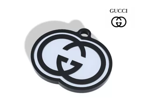 GG nyckelring nyckelhänge 3d design