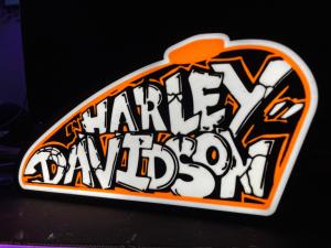 Harley Davidson bensintank design LED lampa