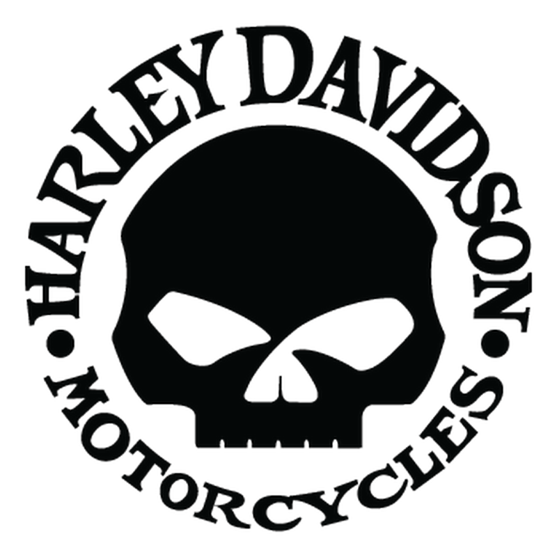 Harley Davidson skull dekal stickers vinyl