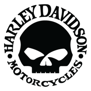 harley davidson skull dekal