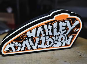 Harley Davidson bensintank design LED lampa