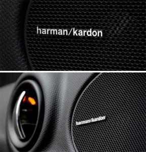 Harman Kardon emblem till högtalarna. Högtalaremblem