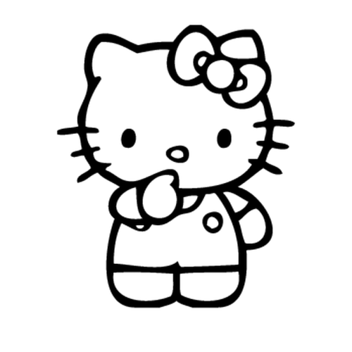 Hello Kitty dekal klistermärken dekaler 2-pack