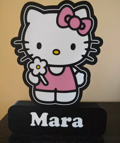 Hello Kitty lampa belysning med ditt namn