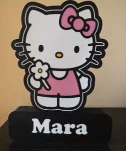 Hello Kitty lampa belysning med ditt namn