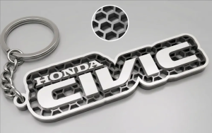 Honda Civic nyckelring nyckelhänge 3d