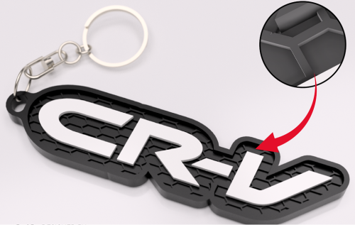 Honda CRV nyckelring nyckelhänge 3d