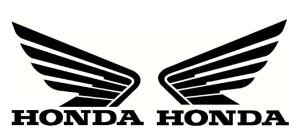 Honda logo bil, mc dekal sticker
