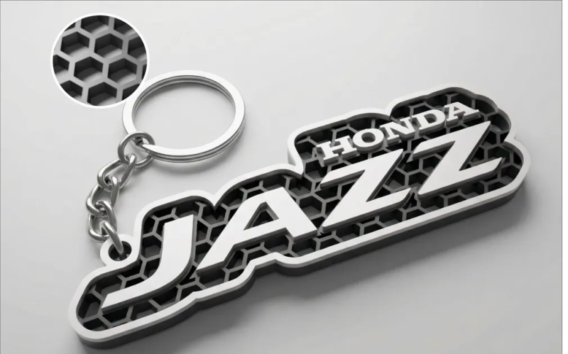 Honda Jazz nyckelring nyckelhänge 3d