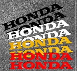 Honda dekaler stickers slitstarka klistermärken 2st