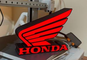 Honda mc nattlampa perfekt till garage